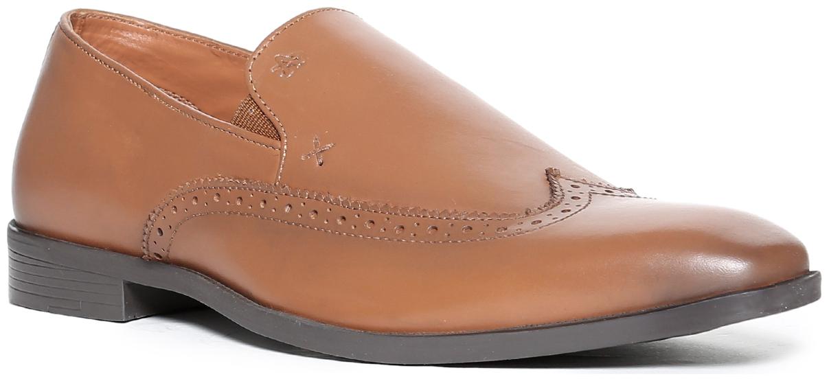 

Arrow Men Tan Slip-On Formal Shoes - 2521909119