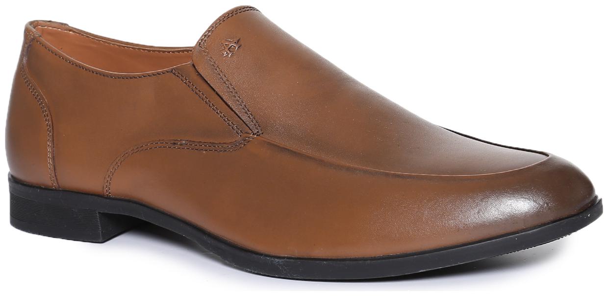 

Arrow Men Brown Slip-On Formal Shoes - SOLID LEATHER SLIP ON SHOES - 2521816719