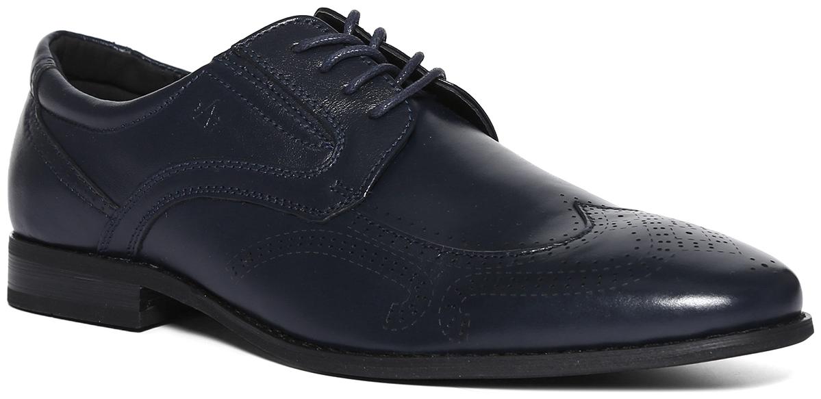 

Arrow Men Blue Derby Formal Shoes - WING TIP LEATHER BROGUE SHOES - 2521819579