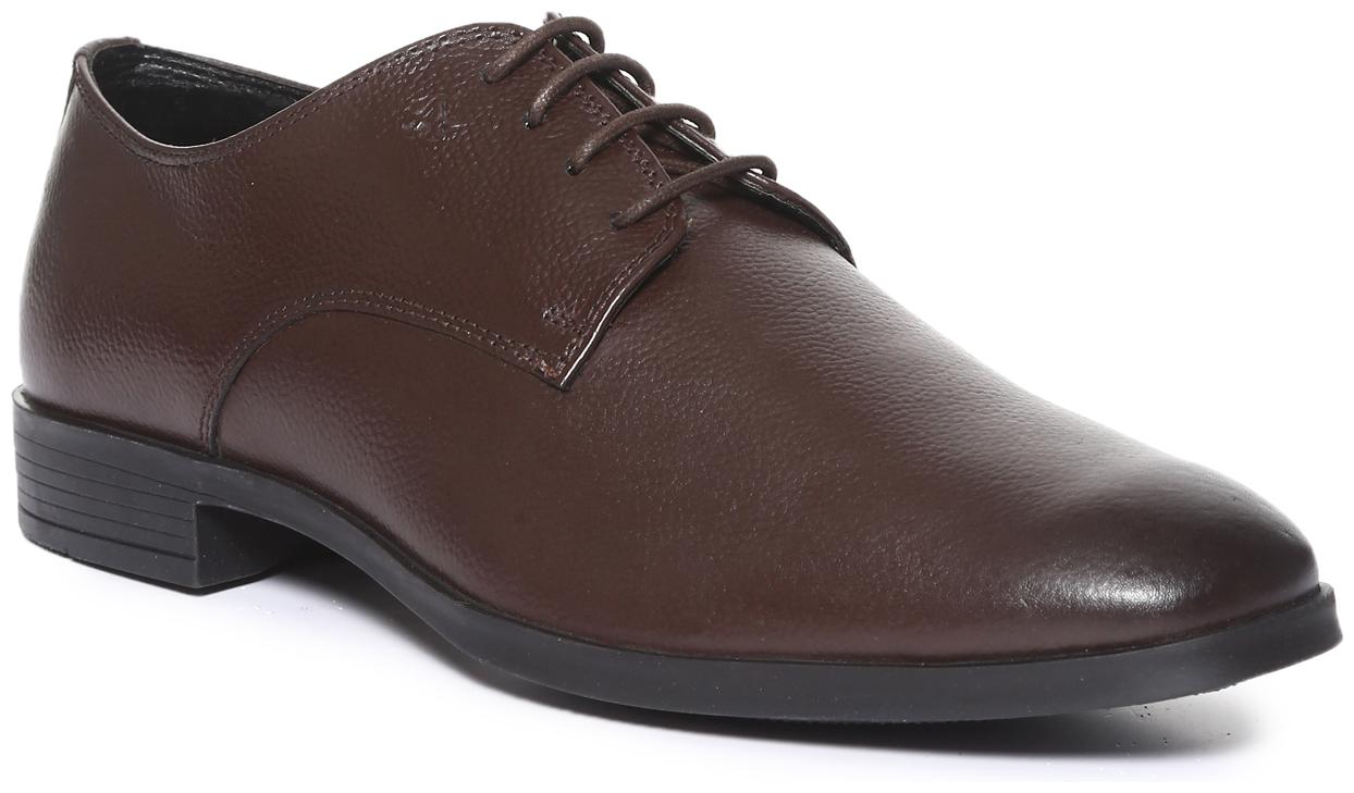 

Arrow Men Brown Derby Formal Shoes - 2521945729
