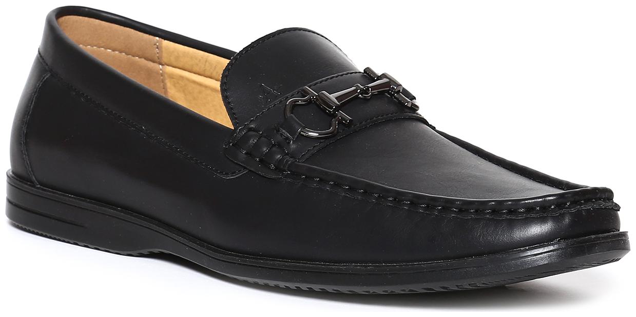 

Arrow Men Black Loafers - ROUND TOE HORSEBIT LOAFERS - 2511900205