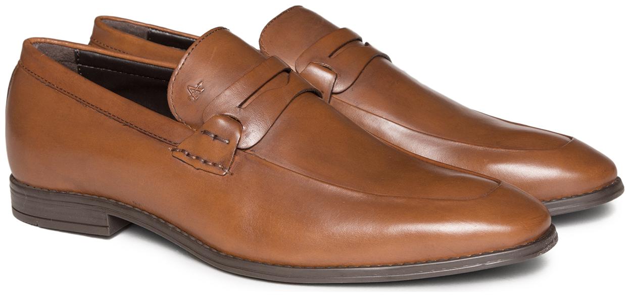 

Arrow Men Brown Loafers - LEATHER PENNY LOAFERS - 2511705219