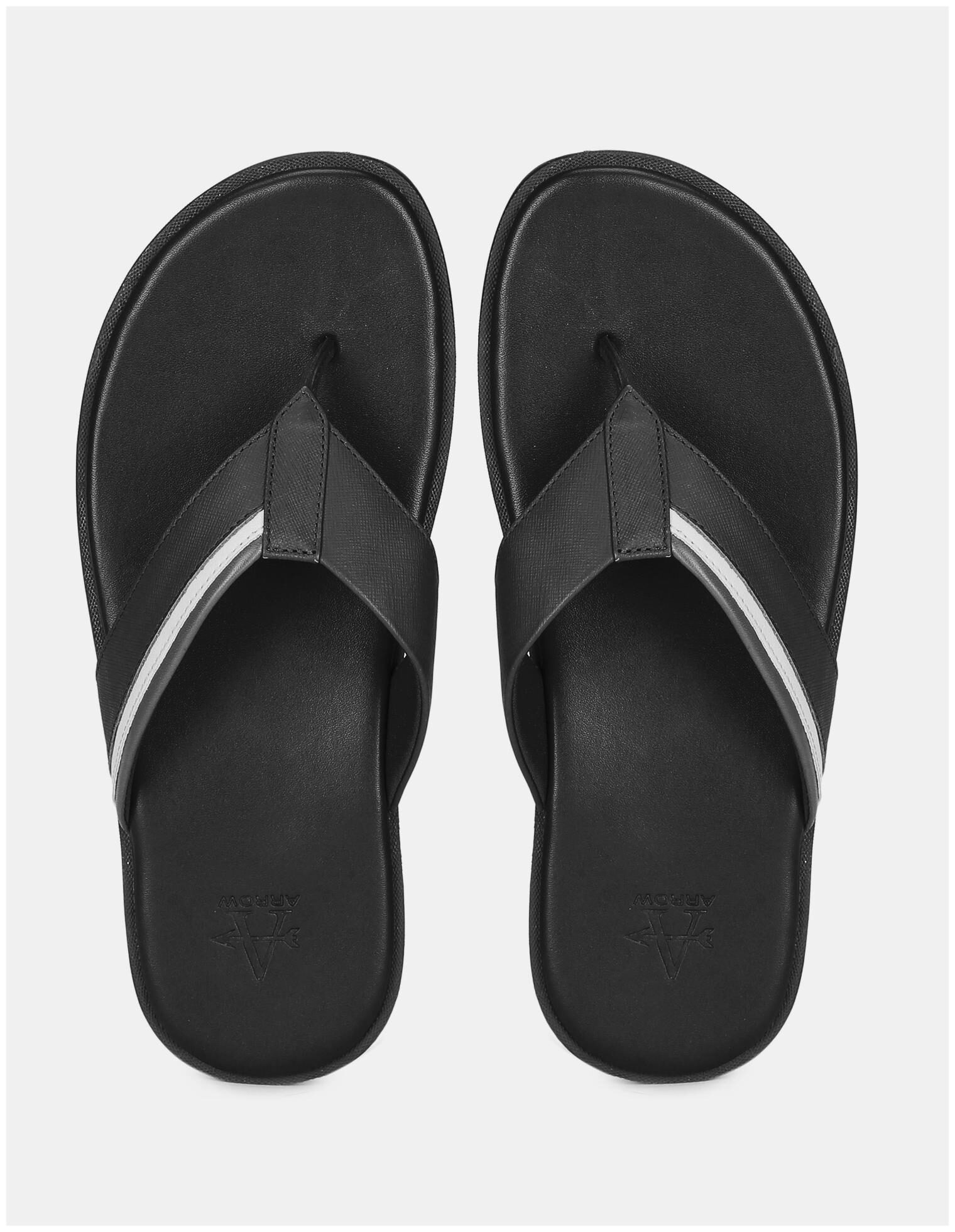 

Arrow Men V-Strap Leather Slippers