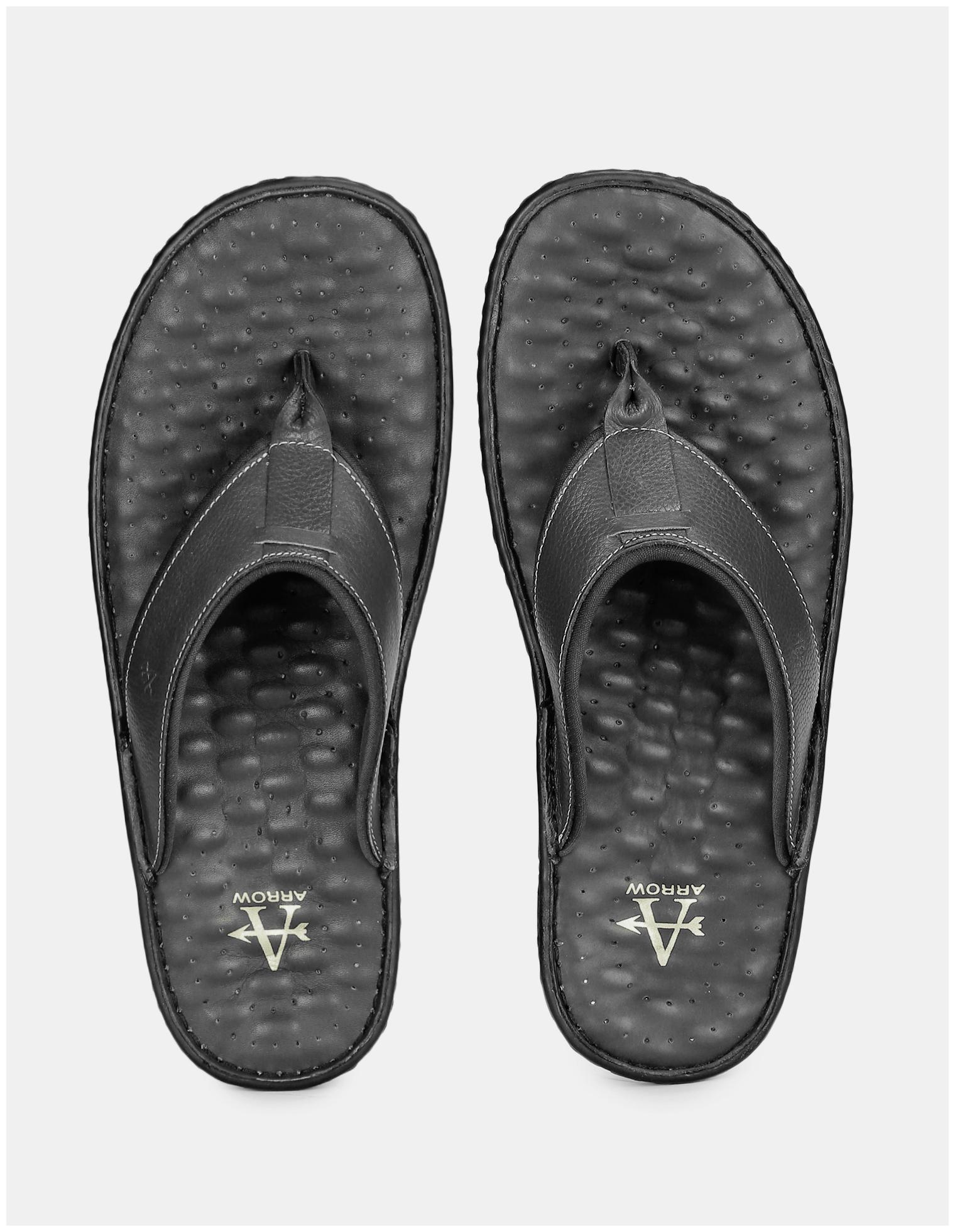 

Arrow Men V-Strap Leather Slippers