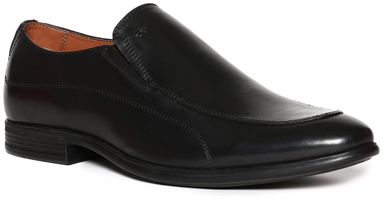 

Arrow Men Black Casual Shoes - ROUND TOE LEATHER SLIP ON SHOES - 2521904805