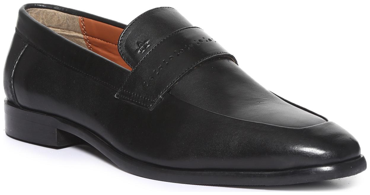 

Arrow Men Black Casual Shoes - ROUND TOE LEATHER SLIP ON SHOES - 2521910405