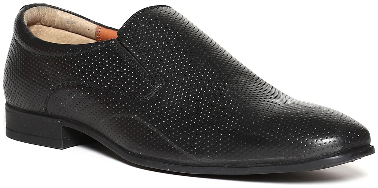 

Arrow Men Black Casual Shoes - TEXTURED LEATHER SLIP ON SHOES - 2521910505