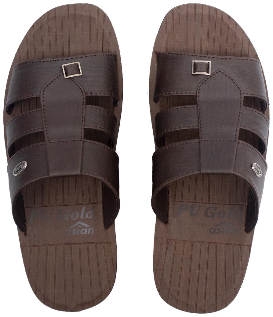 

Asian Men 3102 Brown Slippers Flip-Flops