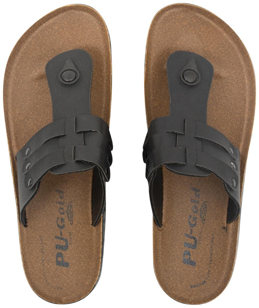 

Asian Men 3804 Black Slippers Flip-Flops