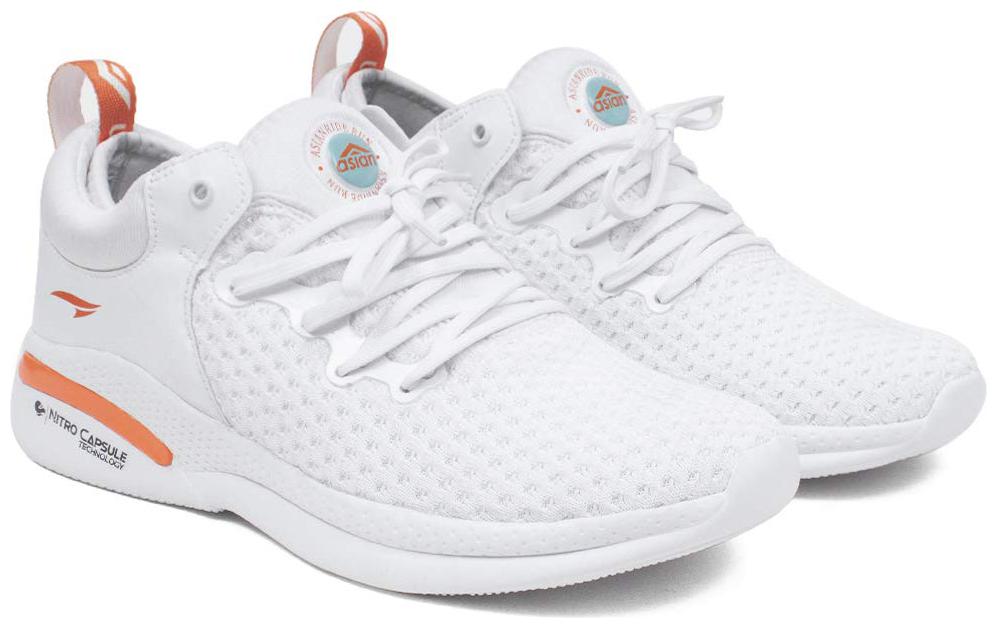

Asian Men Creta 12 Running Shoes ( White )
