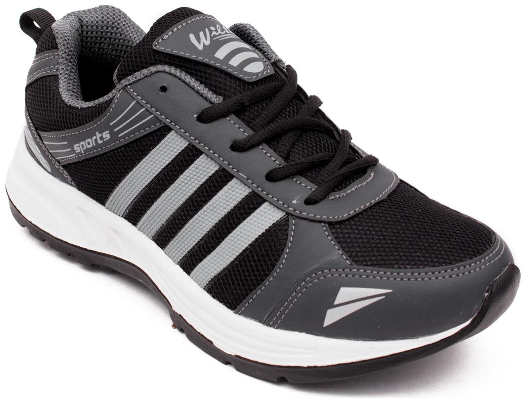 

Asian Men JIO-13cBLKSILVER Running Shoes ( Black )