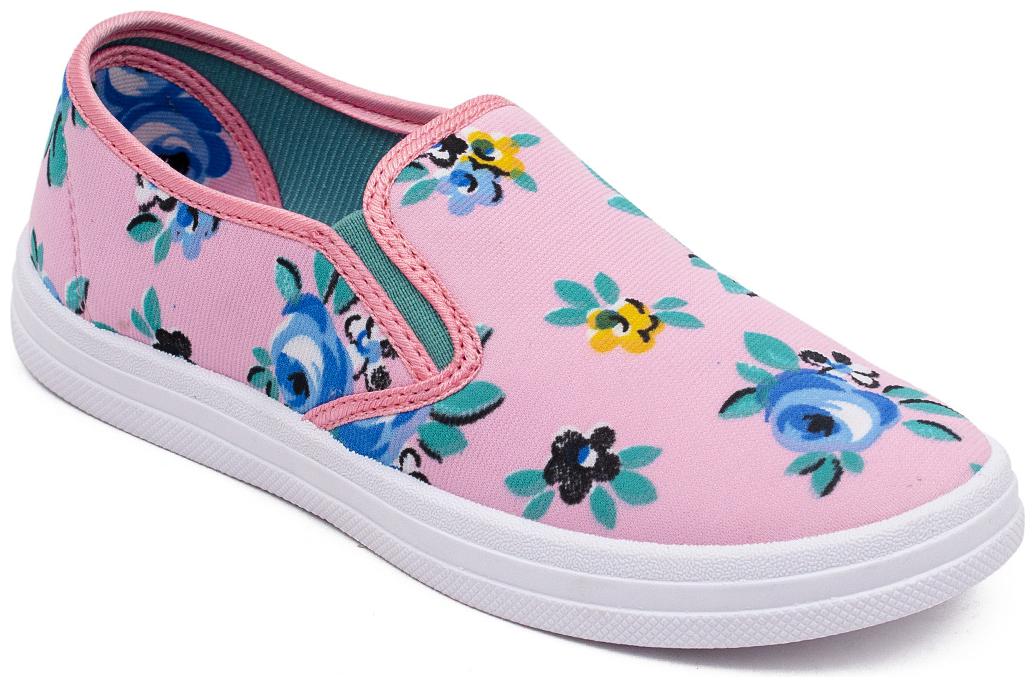 

Asian Women Pink Slip-On Shoes