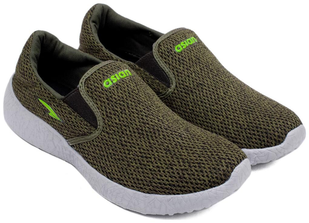

Asian Men GALAXY-11cMEHANDI Running Shoes ( Green )