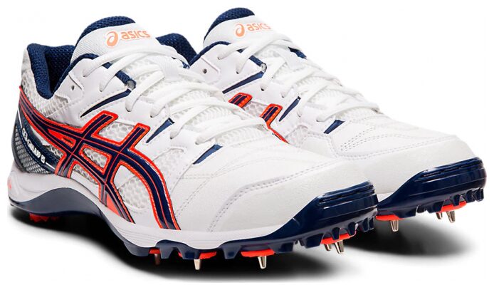 

Asics Men GEL-GULLY 5 - WHITE BLUE EXPANSE Running Shoes ( White )