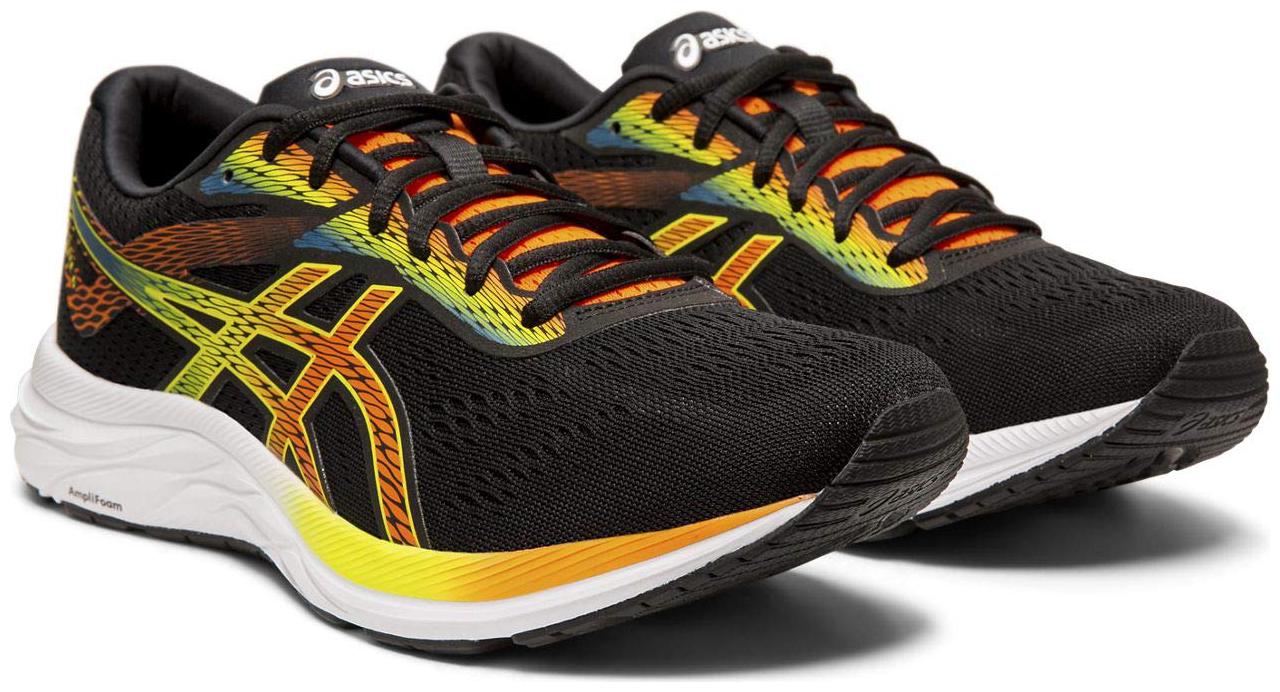 

Asics Men GEL-EXCITE 6 - BLACK SHOCKING ORANGE Running Shoes ( Black )