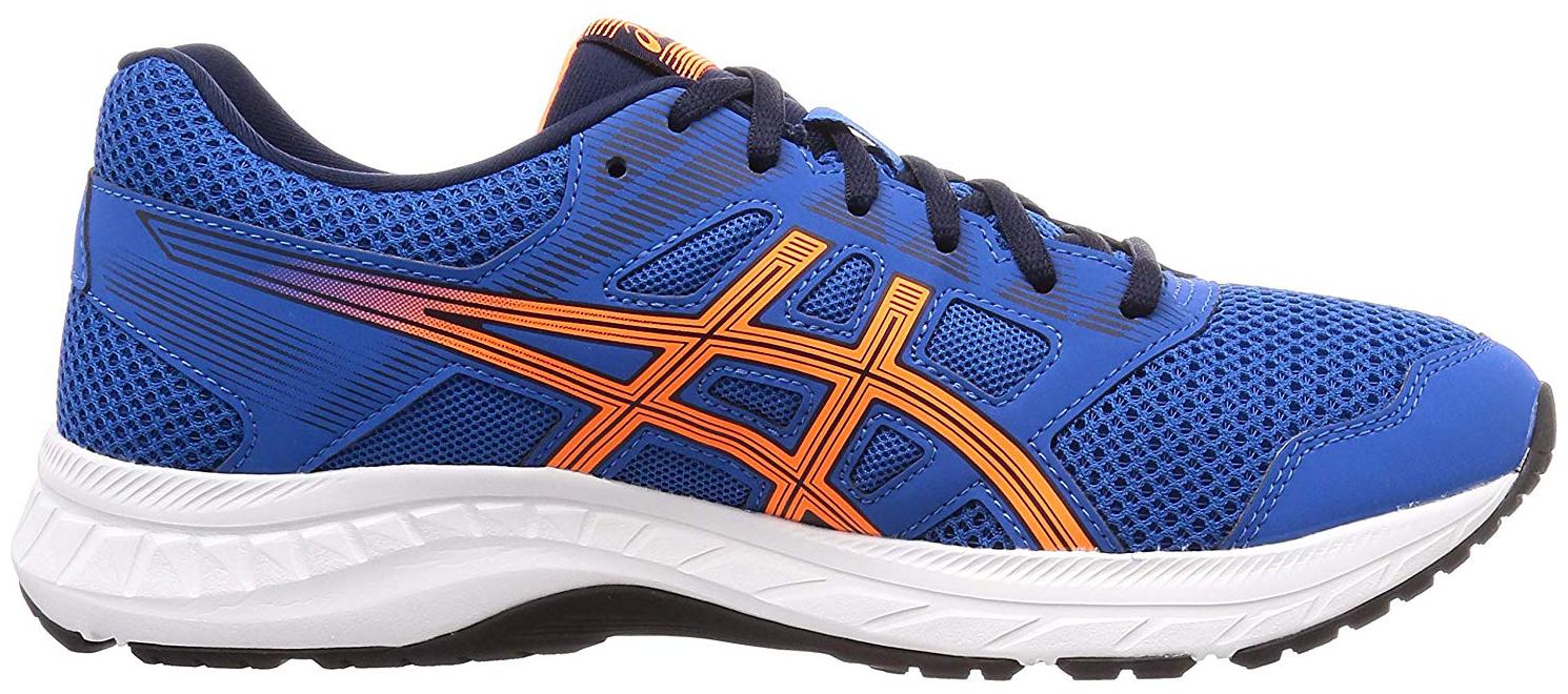 

Asics Men GEL-CONTEND 5 - LAKE DRIVE SHOCKING ORANGE Running Shoes ( Blue )