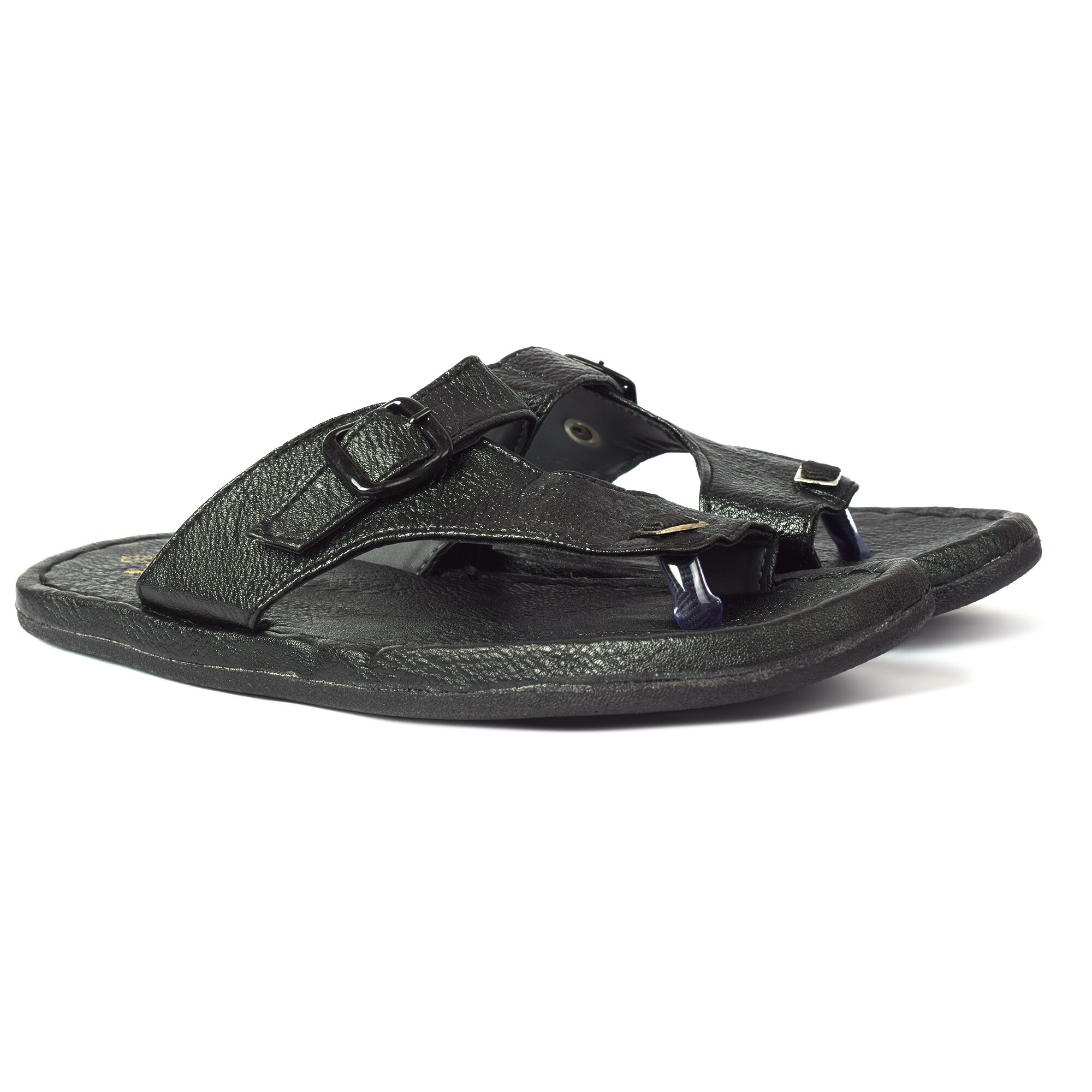 

ASTC Men Black Synthetic Slippers