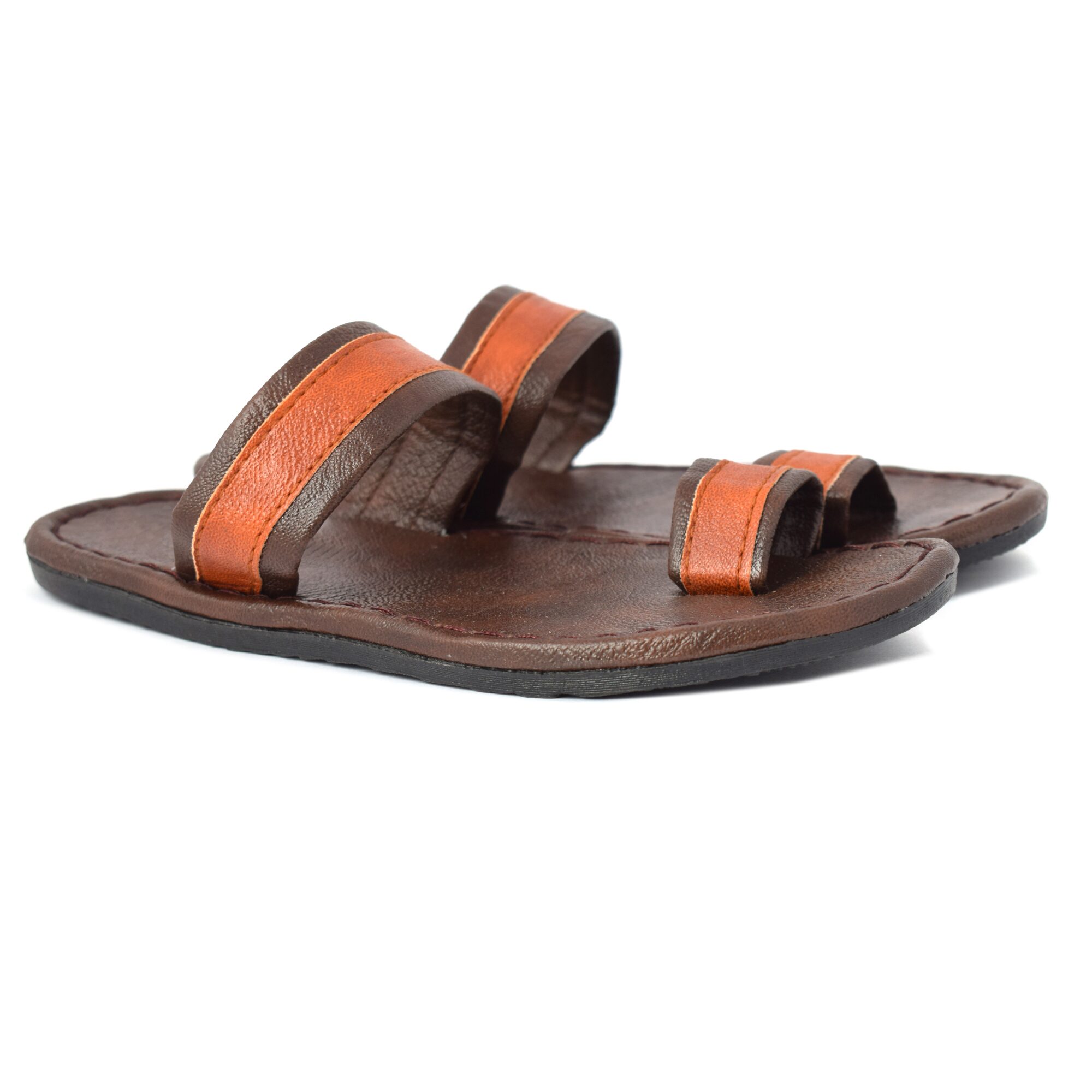 

ASTC Men Brown Synthetic Slippers