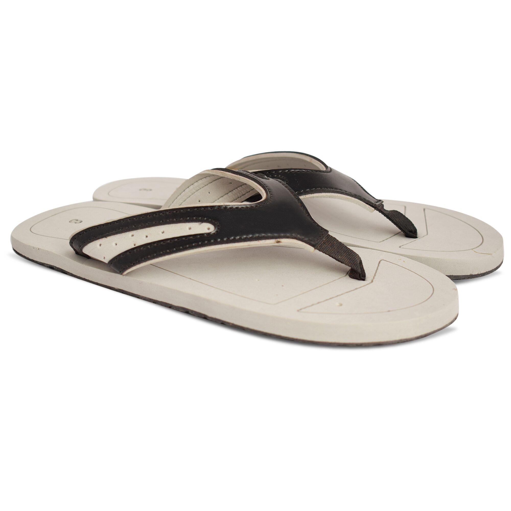 

ASTC Men Grey Flip-Flops - 1 Pair