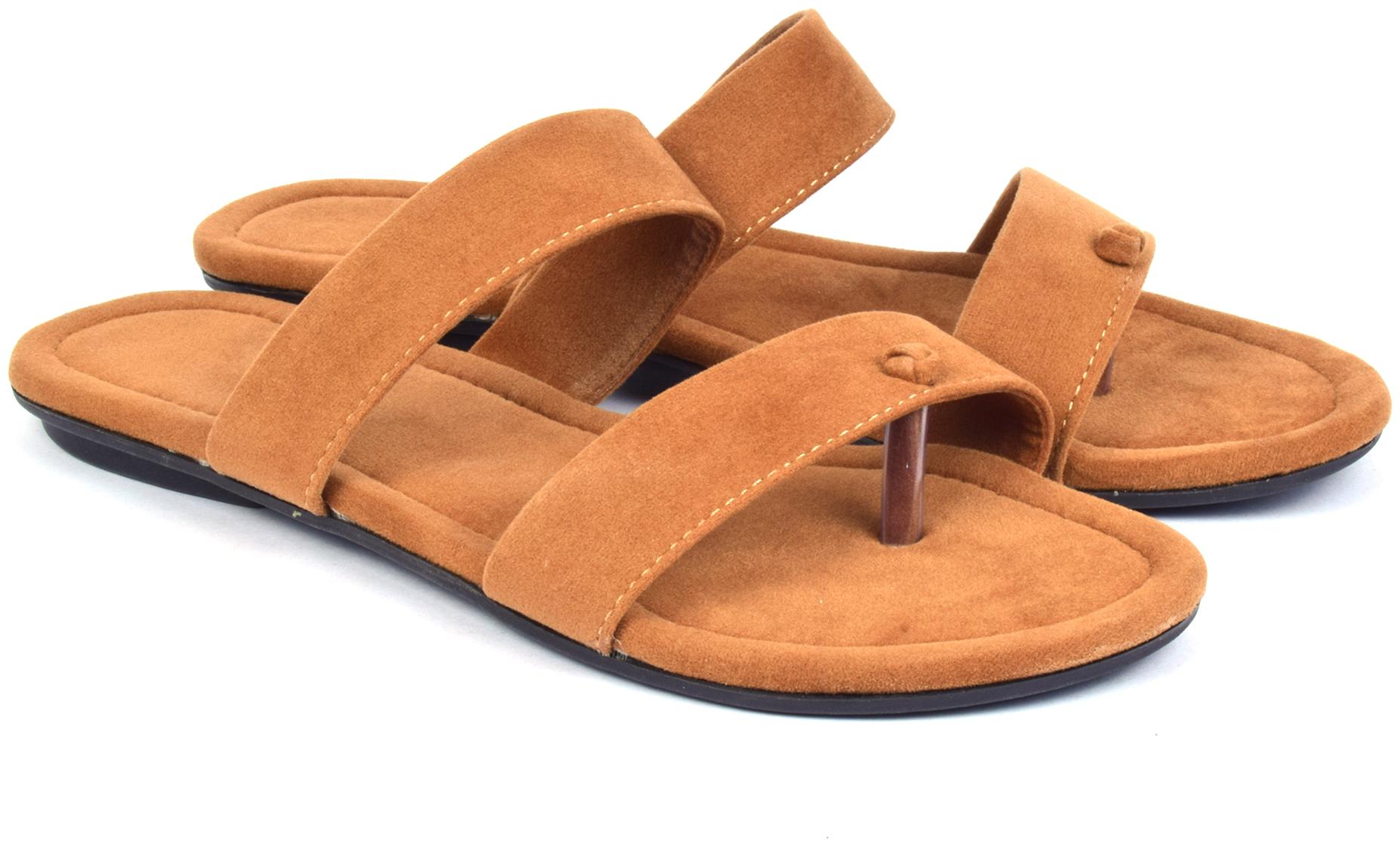 

ASTC Women Brown Stylish Slip on on Slippers