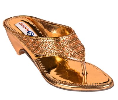 

Avinash Handicrafts Women Gold Wedges