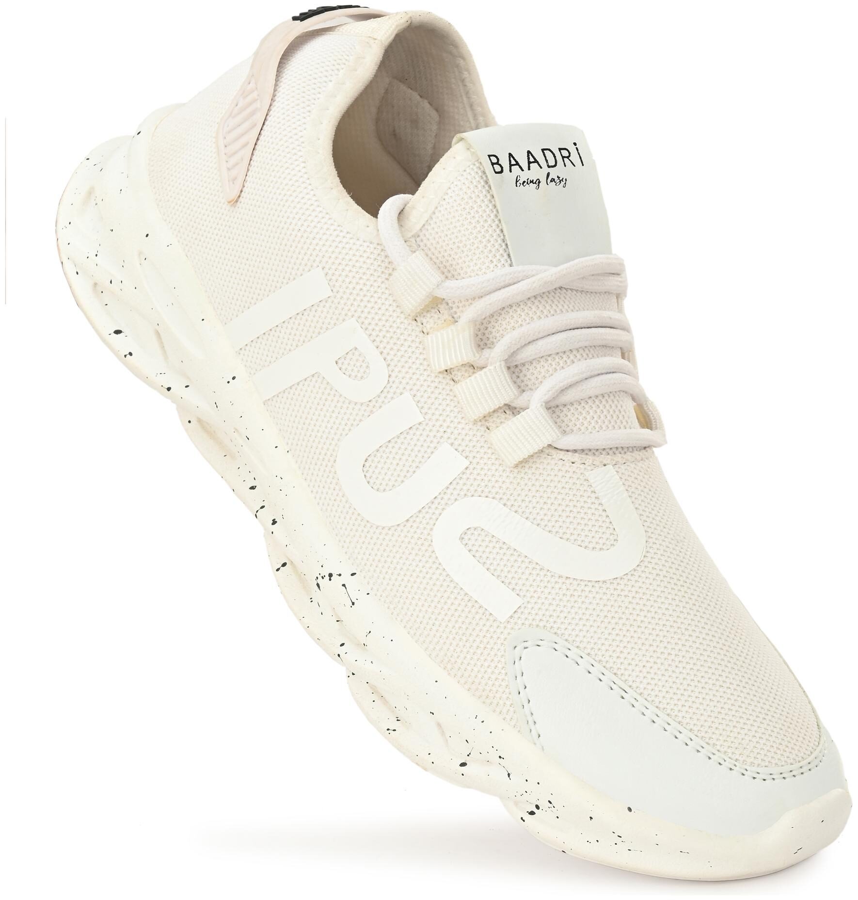 

BAADRI Men BDR1284W Running Shoes ( White )