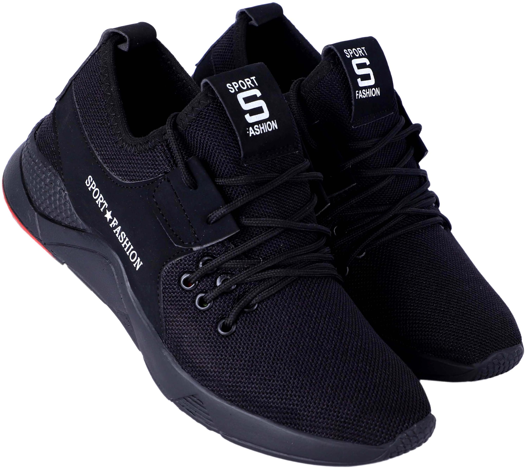 

BAADRI Men BDR1268B Running Shoes ( Black )