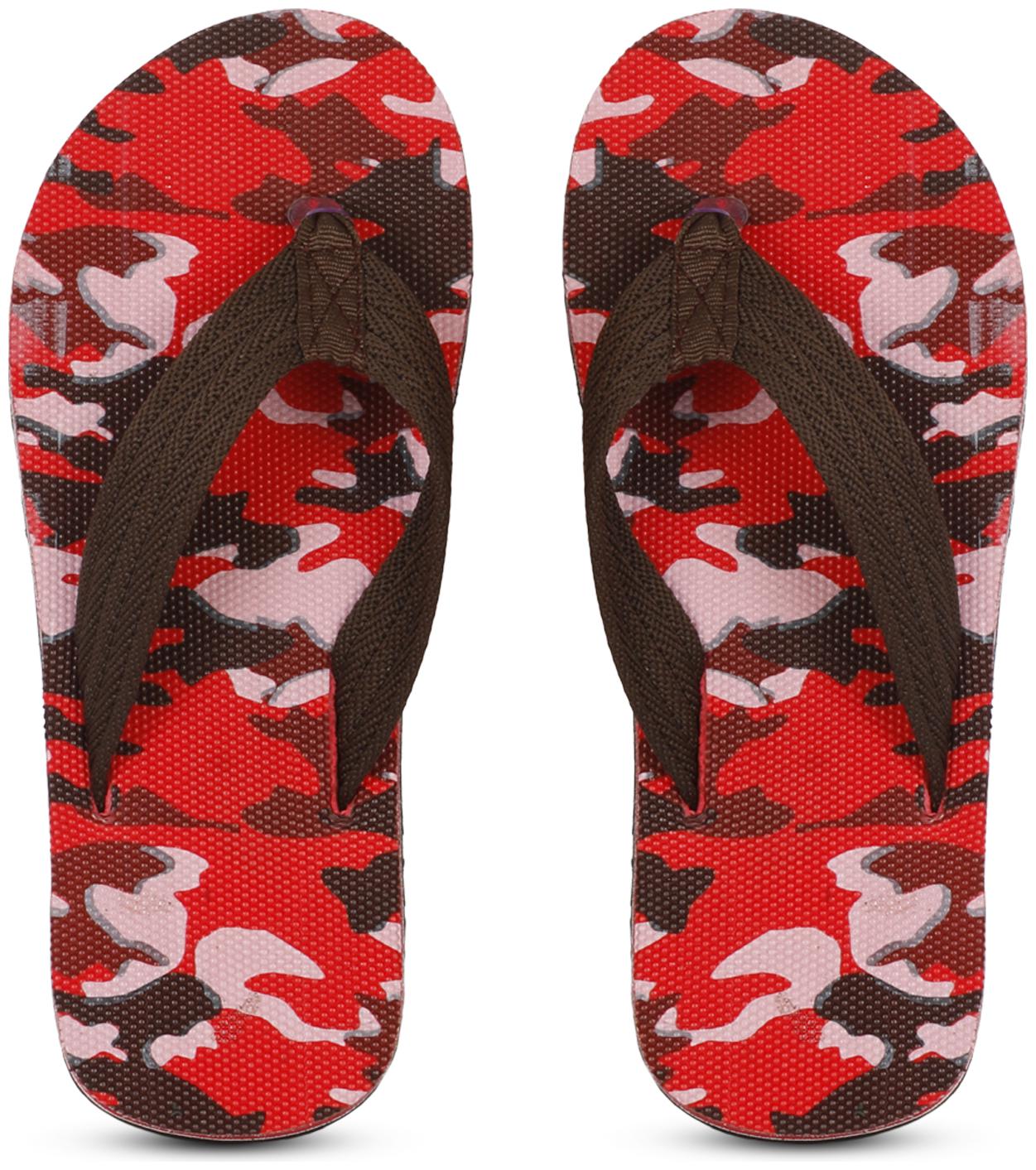 

Bachini Men Red Brown Indoor Slippers - 1 Pair
