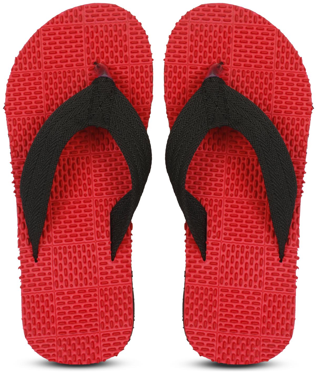 

Bachini Men Red Black Indoor Slippers - 1 Pair