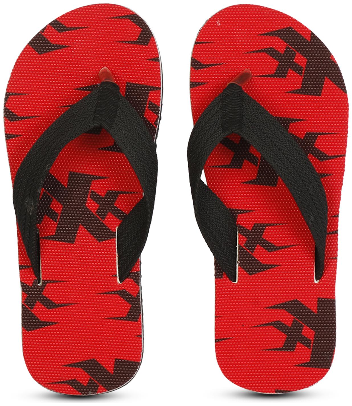 

Bachini Men Red Black Indoor Slippers - 1 Pair