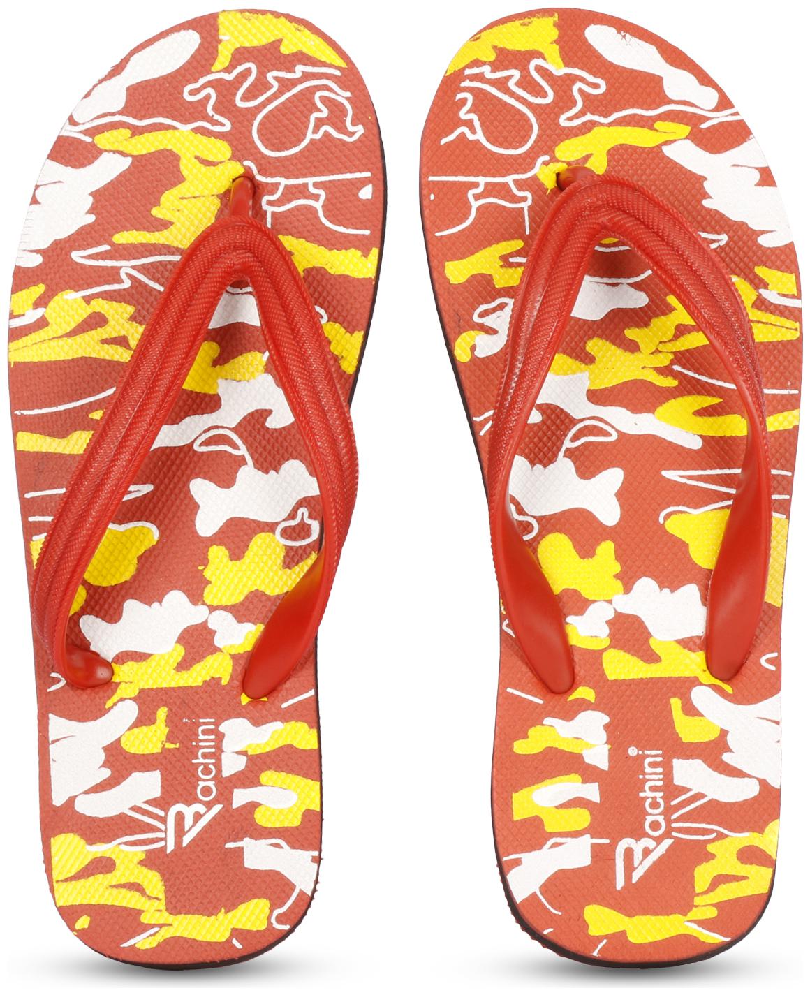 

Bachini Men Red Indoor Slippers - 1 Pair