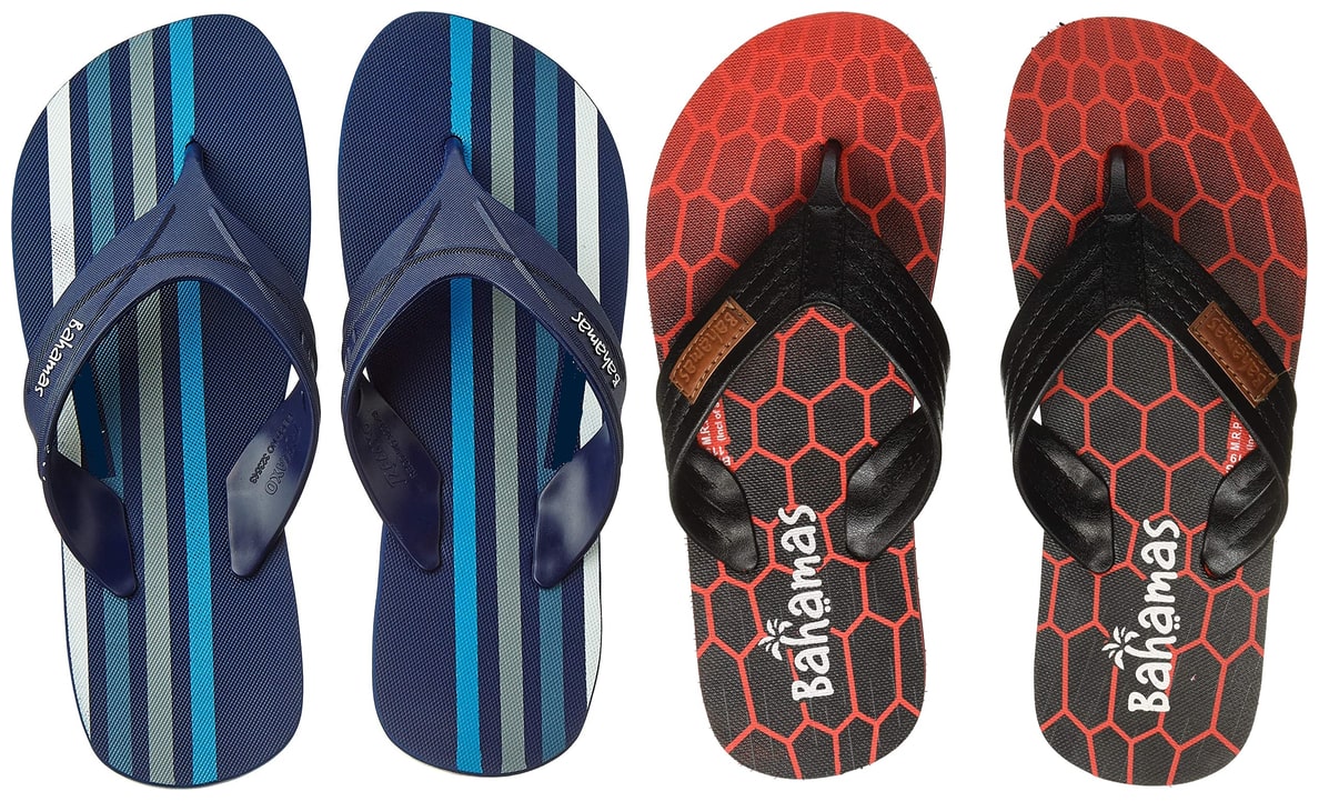 

Bahamas Men Multi Flip-Flops - 2 Pair