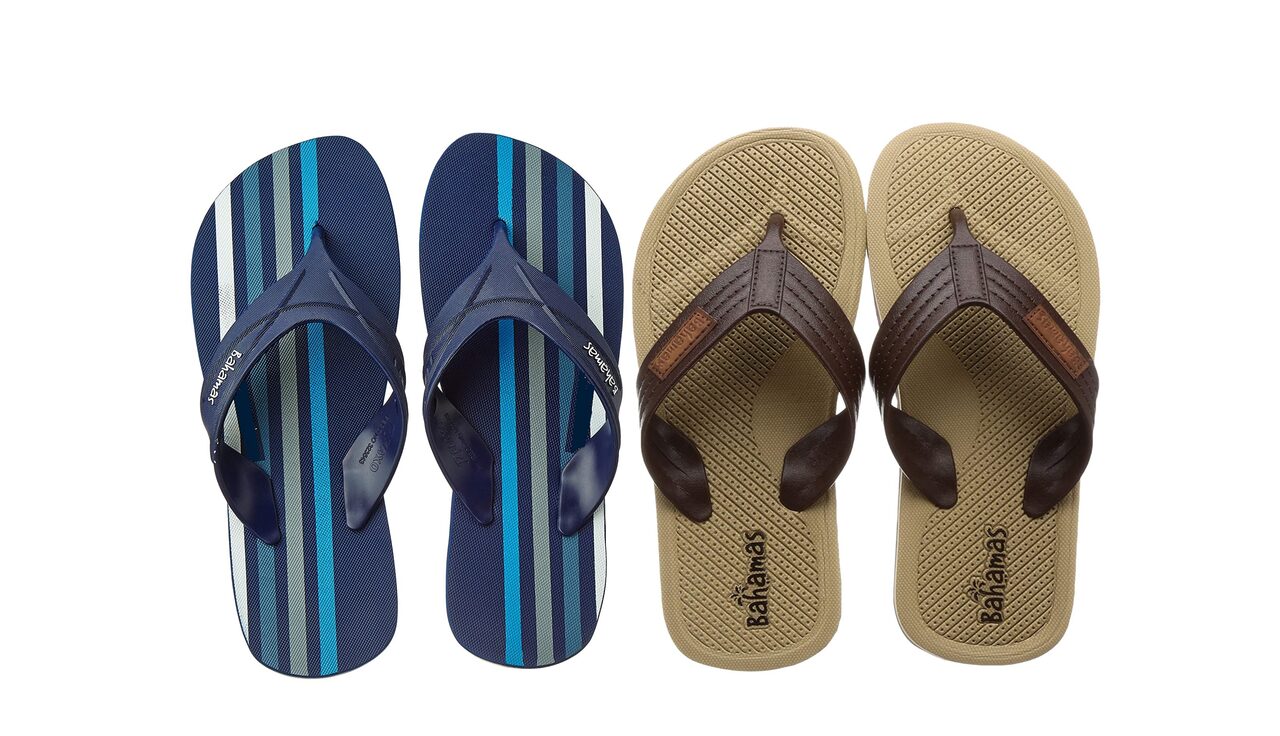 

Bahamas Men Multi Flip-Flops - 2 Pair