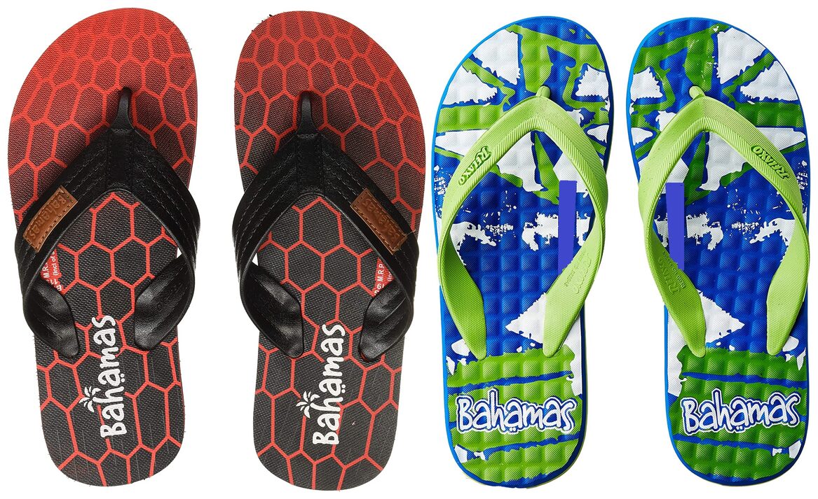

Bahamas Men Multi Flip-Flops - 2 Pair
