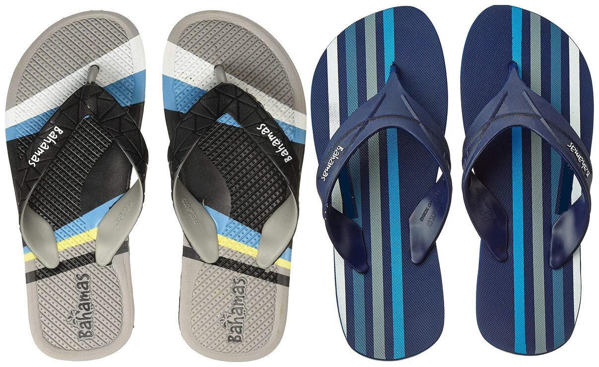 

Bahamas Men Multi Flip-Flops - 2 Pair