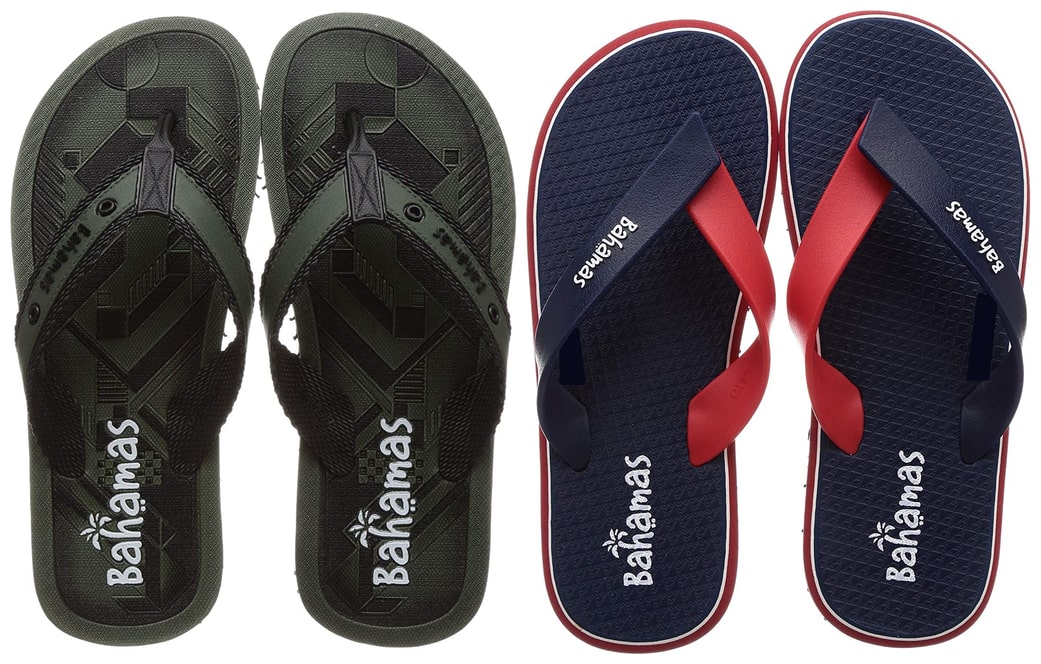 

Bahamas Men Multi Flip-Flops - 2 Pair