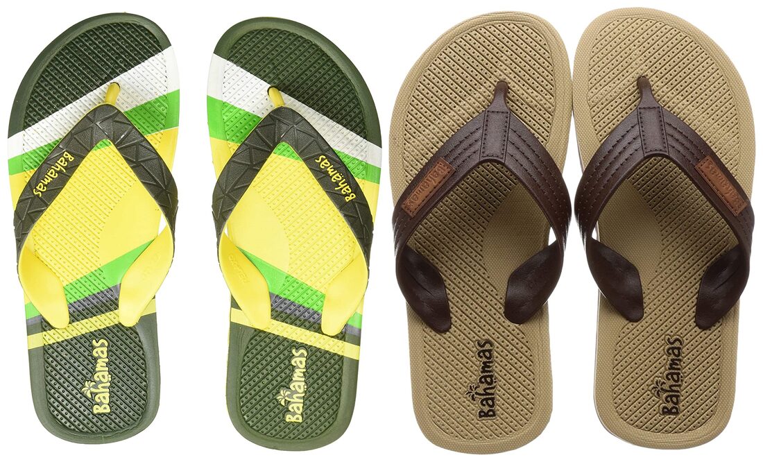 

Bahamas Men Multi Flip-Flops - 2 Pair