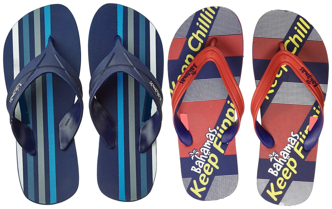 

Bahamas Men Multi Flip-Flops - 2 Pair