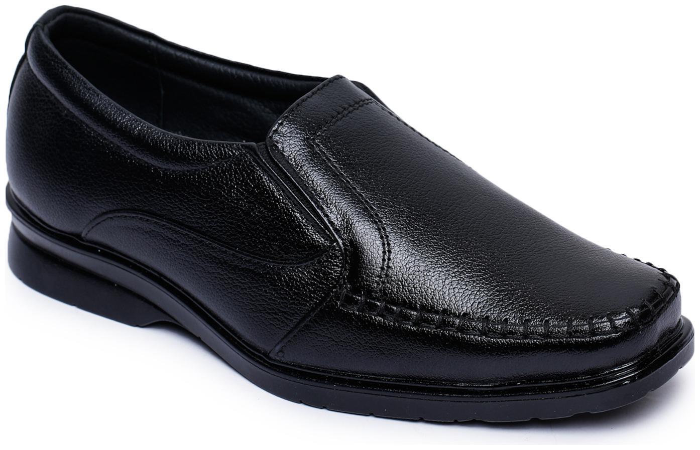

Banjoy SHOES Men Black Slip-On Formal Shoes - 45 BK-6