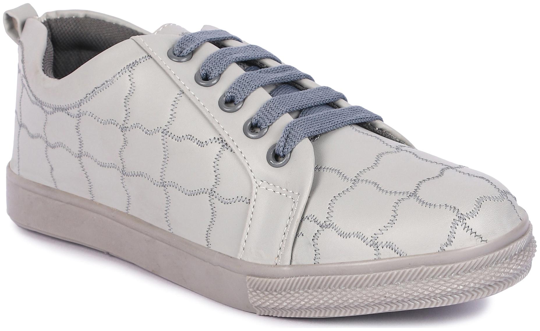 

Banjoy SHOES Women Grey Sneakers
