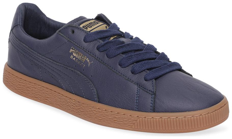 

Puma Basket Classic Gum Deluxe Men Blue Classic Sneakers - 366612