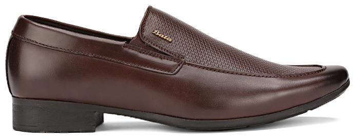 

Bata Men Brown Slip-On Formal Shoes - 8514127