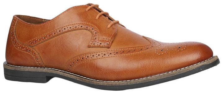 

Bata Men Brown Derby Formal Shoes - 8213056