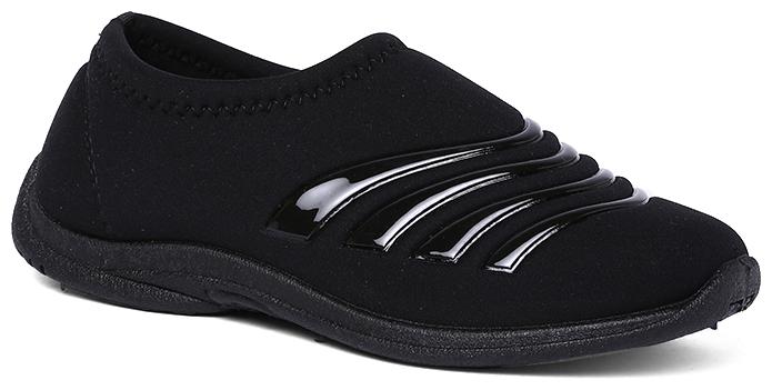 

Bata Women Black Slip-On Shoes