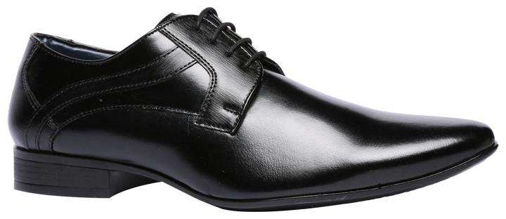 

Bata Men Black Derby Formal Shoes - DROOL - 8216636