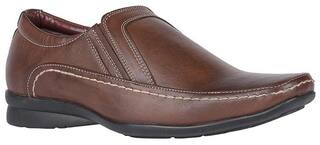 Bata Slip-On Formal Shoes For Men ( BROWN )