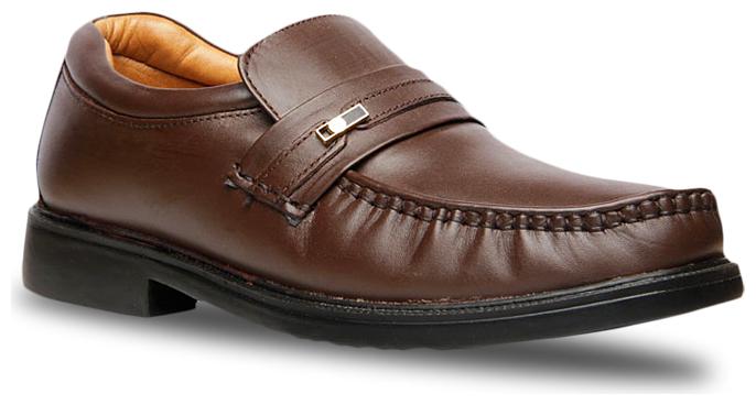 

Bata Men Brown Slip-On Formal Shoes - PU MOC - 8544349
