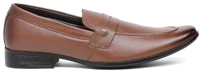 

Bata Men Brown Slip-On Formal Shoes - 8544641