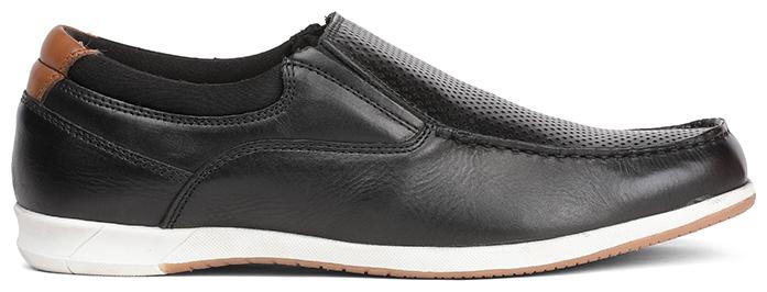 

Bata CAPIE Men Black Slip-On Sneakers - 8546043
