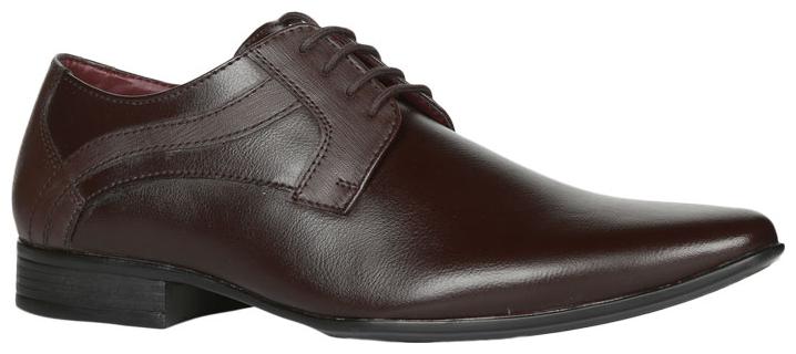 

Bata Men Brown Derby Formal Shoes - DROOL - 8214636
